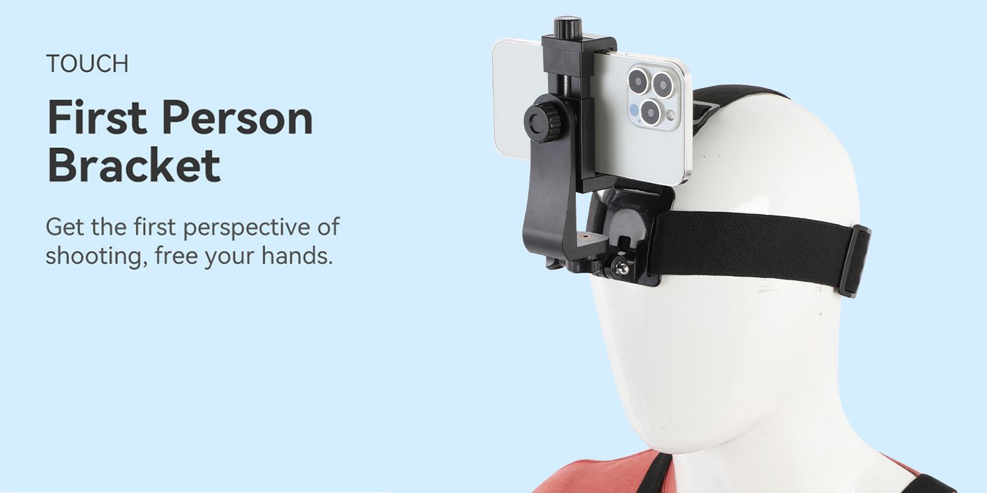 KINGKI head mount phone holder