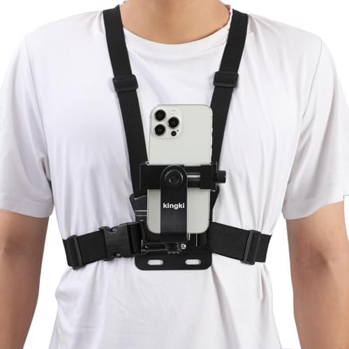 KINGKI Phone Chest Mount Harness, 1 harness